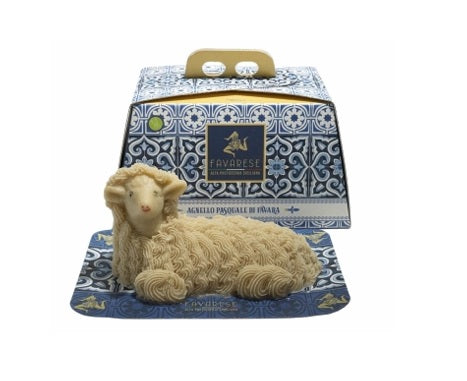 Agnello Pasquale Tradizione ripieno al pistacchio 800 gr/Favarese Alta Pasticceria Siciliana