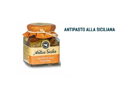 Antipasto alla siciliana 280gr Antica Sicilia - Prodotti & Sapori di Sicilia ~ I migliori prodotti tipici siciliani