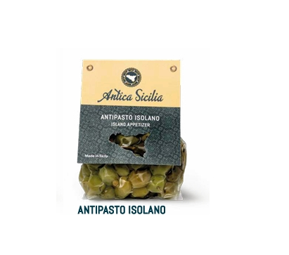 Antipasto isolano 350gr con cavallotto Antica Sicilia
