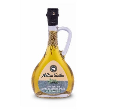 Olio e.v.o. al rosmarino 10cl bottiglia con manico Antica Sicilia