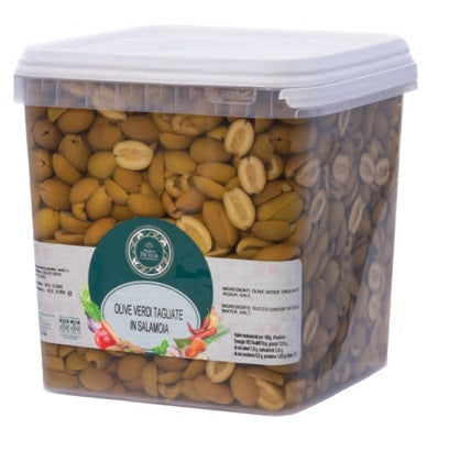 Olive verdi tagliate in salamoia 3,5kg Antica Sicilia