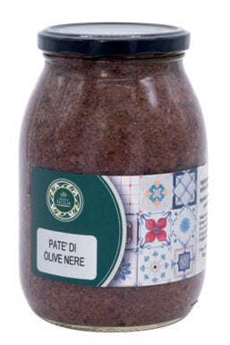 Pate' di olive nere 1kg Antica Sicilia