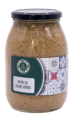 Pate' di olive verdi 1kg Antica Sicilia
