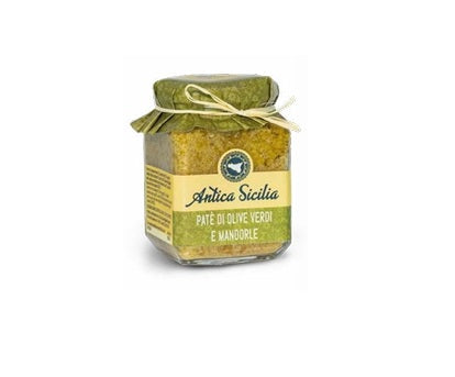 Pate' di olive verdi e mandorle 180gr Antica Sicilia - Prodotti & Sapori di Sicilia ~ I migliori prodotti tipici siciliani