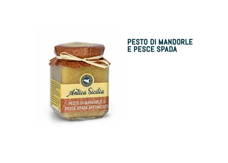 Pesto di mandorle e pesce spada affumicato 180gr Antica Sicilia - Prodotti & Sapori di Sicilia ~ I migliori prodotti tipici siciliani