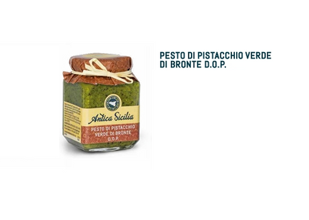 Pesto di pistacchio verde di Bronte D.O.P. 90gr Antica Sicilia