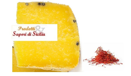 Formaggio Piacentinu Ennese Allo Zafferano 500gr Prodotti e Sapori di Sicilia