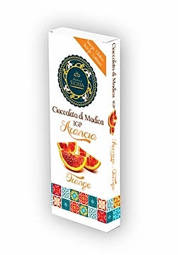 *Cioccolato di Modica I.G.P all'arancia 100gr Antica Sicilia