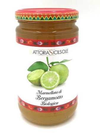 Marmellata di bergamotto biologica con zucchero di canna 370gr Fattoria Sicilsole
