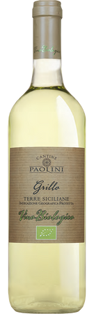 *Vino Bianco Grillo Bio 75cl Cantine Paolini