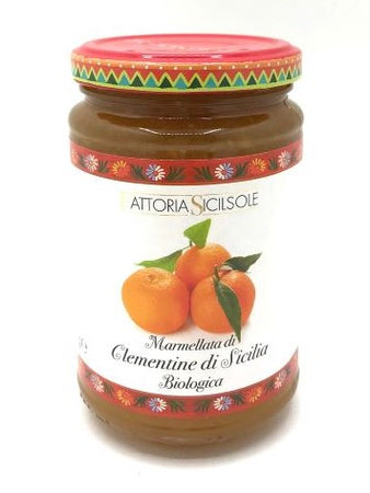 Marmellata di Clementine biologica con zucchero di canna 370gr Fattoria Sicilsole