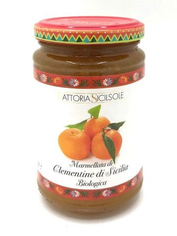 *Marmellata di Clementine biologica con zucchero di canna  370gr Fattoria Sicilsole