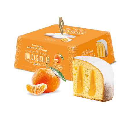 Colomba pasquale Profumo Siciliano farcita con crema al mandarino 750gr Dais - Prodotti & Sapori di Sicilia ~ I migliori prodotti tipici siciliani