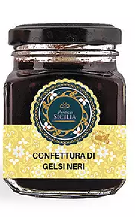 *Confettura extra di gelsi neri 100gr Antica Sicilia