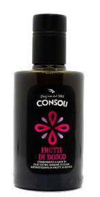 Olio extra vergine di oliva aromatizzato ai frutti di bosco 0,25cl Consoli