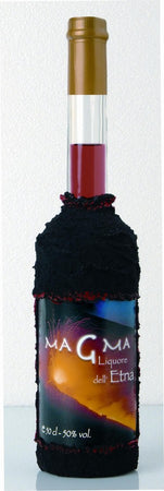 *Liquore dell 'Etna Magma Nonna Rufina Bottiglia in Pietra Lavica 50cl