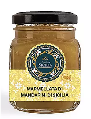 *Marmellata di mandarini di Sicilia 100gr Antica Sicilia