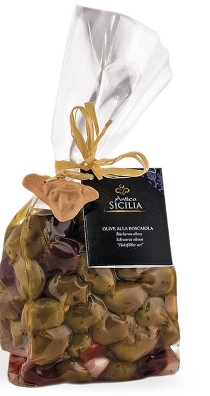 *Olive alla boscaiola 500gr Antica Sicilia