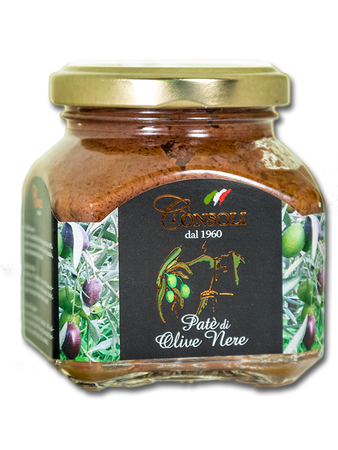 Pate' di olive nere 190gr Consoli - Prodotti & Sapori di Sicilia ~ I migliori prodotti tipici sicilianiPRODOTTI TIPICI SICILIANI