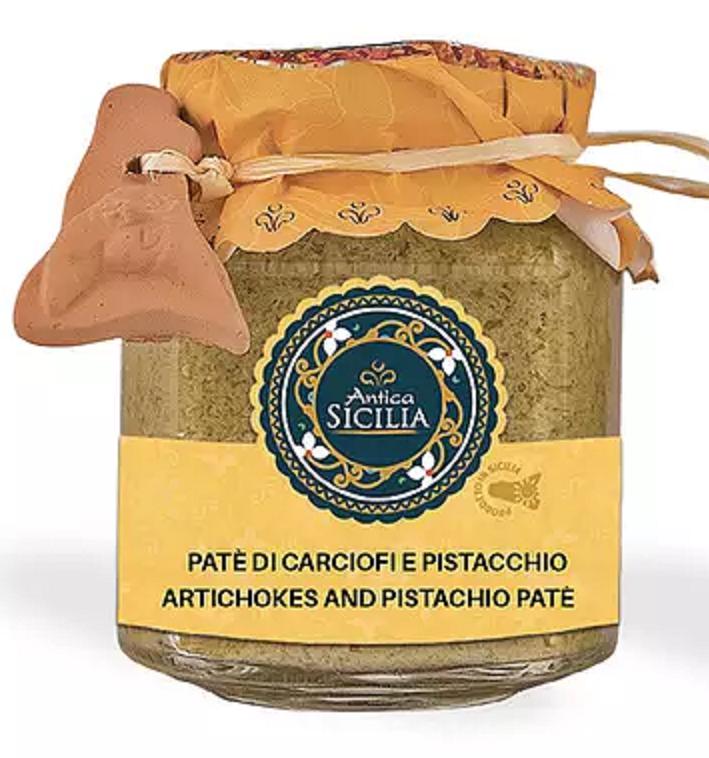 Pate' di carciofi e pistacchio 180gr Antica Sicilia - Prodotti & Sapori di Sicilia ~ I migliori prodotti tipici siciliani