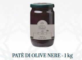 Pate' di olive nere 1000gr Antica Sicilia
