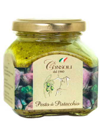 Pesto di pistacchio 190gr Consoli - Prodotti & Sapori di Sicilia ~ I migliori prodotti tipici sicilianiPRODOTTI TIPICI SICILIANI