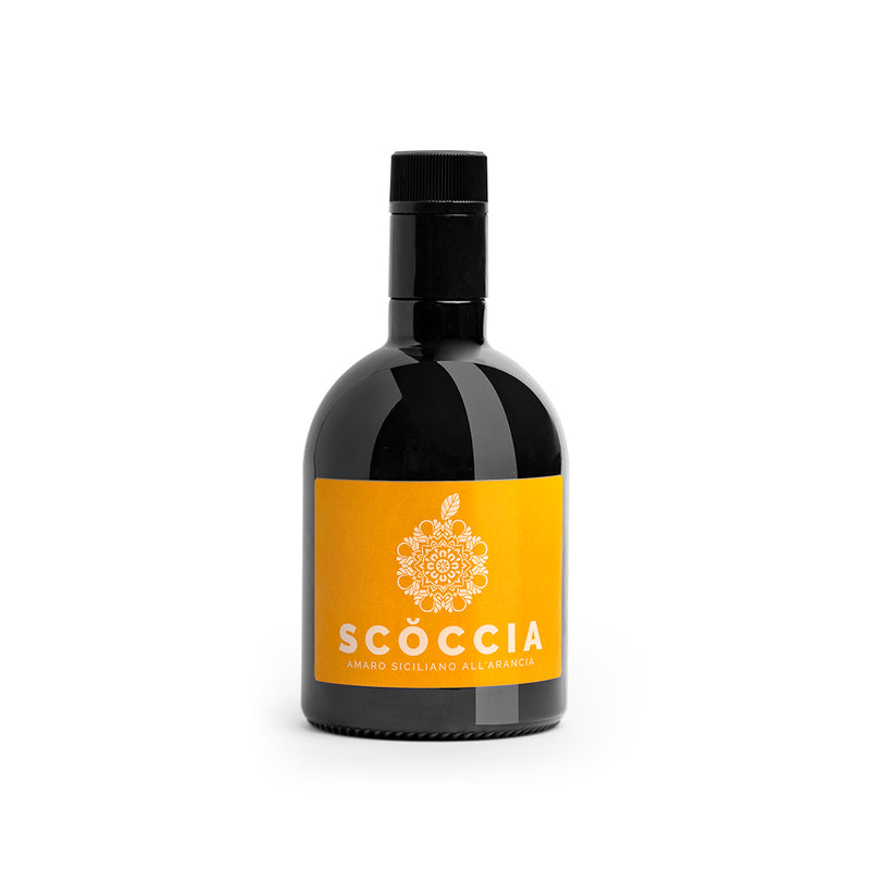 Amaro Siciliano all'arancia amara bottiglia 50cl Amaro Scoccia