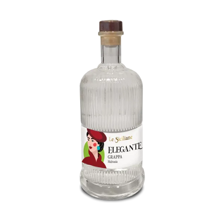 Grappa Malvasia – Elegante 500 ml Distilleria F. lli Russo - Prodotti & Sapori di Sicilia ~ I migliori prodotti tipici siciliani