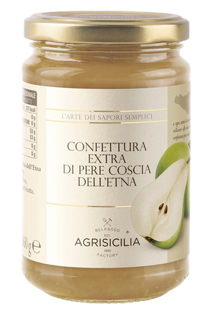 Confettura extra Pera Coscia dell'Etna 360gr Fattoria Sicilsole