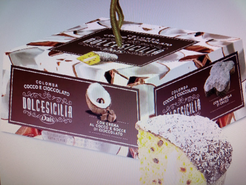 Colomba Pasquale Cocco e Cioccolato 800 gr Dais - Prodotti & Sapori di Sicilia ~ I migliori prodotti tipici siciliani
