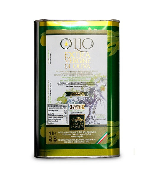 Olio extra vergine d'oliva latta da 1lt Tenuta Papale