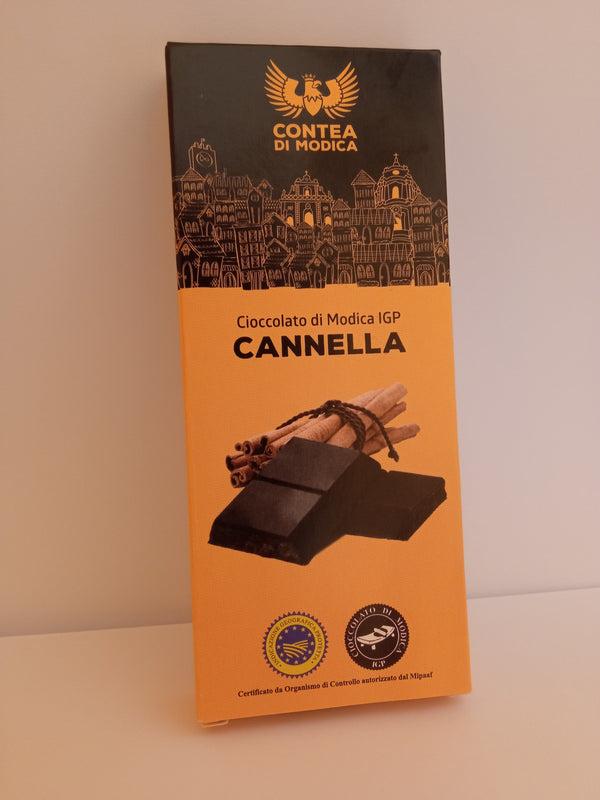 Cioccolato di Modica Contea Cannella  100 gr Ciomod