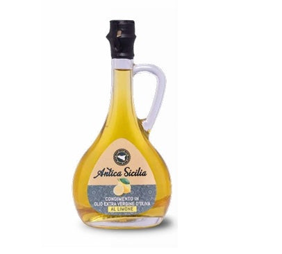 Olio e.v.o. al limone 10cl bottiglia con manico Antica Sicilia - Prodotti & Sapori di Sicilia ~ I migliori prodotti tipici siciliani