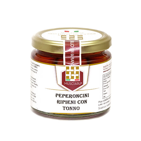 *Peperoncini ripieni di tonno 200gr Musciàru
