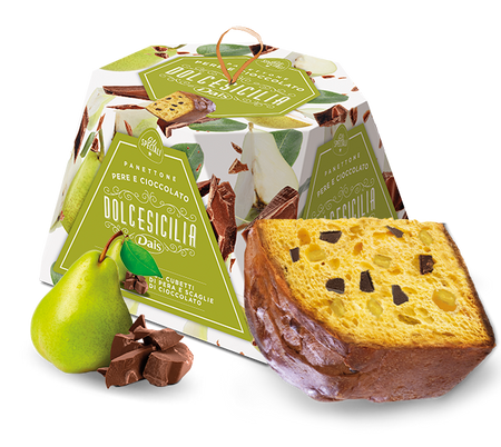 Panettone "PERA E CIOCCOLATO" 800gr Dais