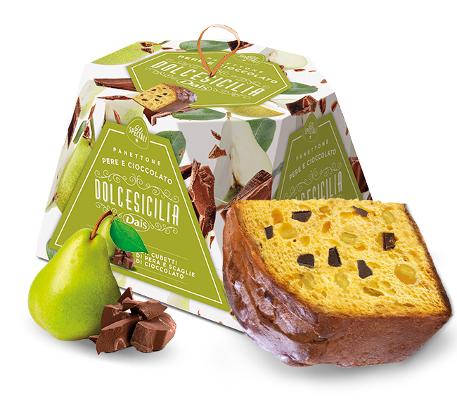 Panettone "PERA E CIOCCOLATO" 800gr Dais