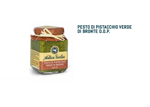 Pesto di pistacchio Verde di Bronte D.O.P 180gr Antica Sicilia