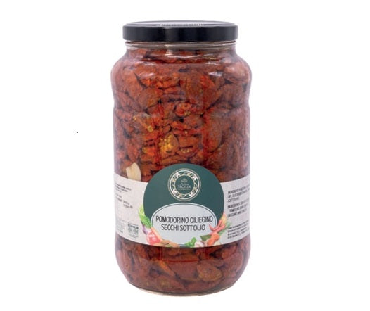 Pomodorini ciliegino secchi sott'olio 3kg Antica Sicilia