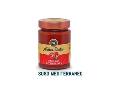 Salsa Mediterranea con melanzane e peperoni 280gr Antica Sicilia