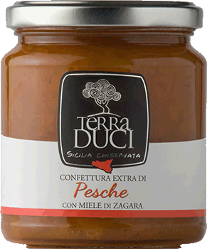 Confettura di pesche senza glutine 240gr Terra Duci - Prodotti & Sapori di Sicilia ~ I migliori prodotti tipici siciliani