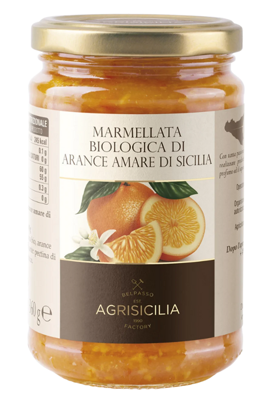 Marmellata Biologica di Arance Amare di Sicilia GR 360 Agrisicilia - Prodotti & Sapori di Sicilia ~ I migliori prodotti tipici siciliani