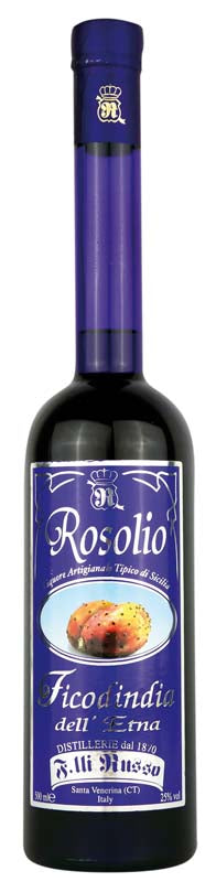Rosolio al Ficodindia 500ml Distilleria Fratelli Russo