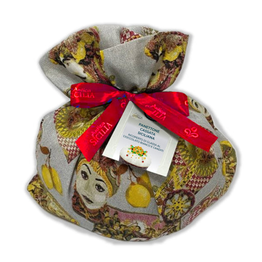 Panettone Artigianale Cassata Siciliana 750gr Antica Sicilia