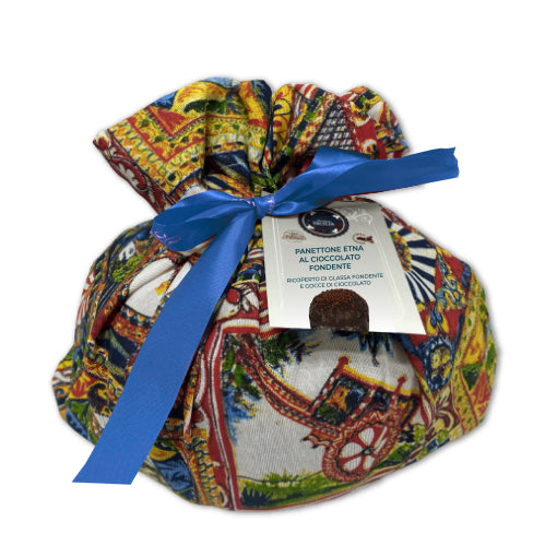 Panettone Artigianale Al Cioccolato Fondente 900 gr Antica Sicilia