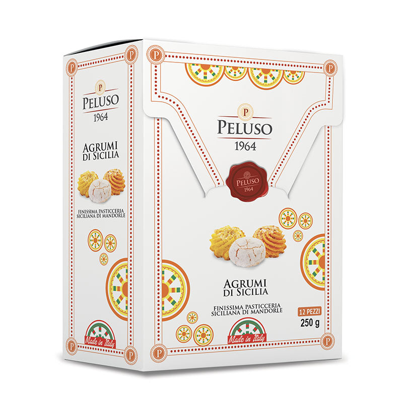 Paste di mandorla agli agrumi 250gr Peluso