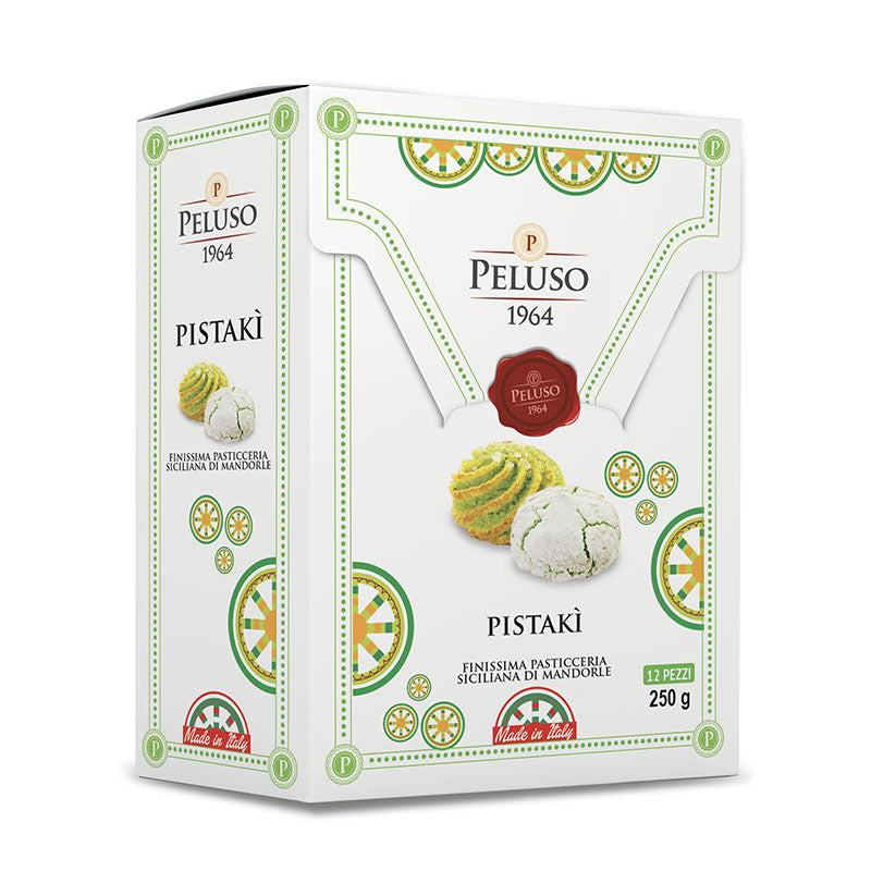 Paste di mandorla Pistakì al pistacchio 250gr Peluso