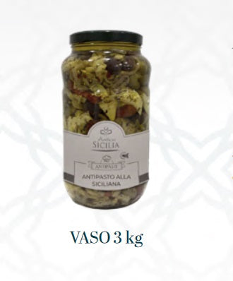 Antipasto alla siciliana 3000gr Antica Sicilia