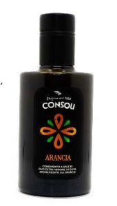 Olio extra vergine di oliva aromatizzato all'arancia 0,25cl Consoli