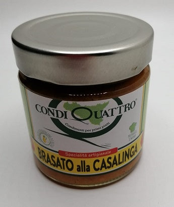 Sugo Brasato alla casalinga 200gr Condiquattro