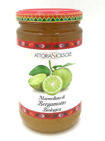Marmellata di bergamotto biologica con zucchero di canna 370gr Fattoria Sicilsole